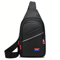 Large Capacity Men's Crossbody Chest Bag Waterproof Shoulder Sports Bag
