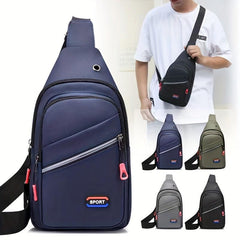 Large Capacity Men's Crossbody Chest Bag Waterproof Shoulder Sports Bag