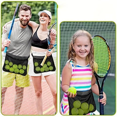 Large Capacity Zipper Tennis Ball Waist Bag