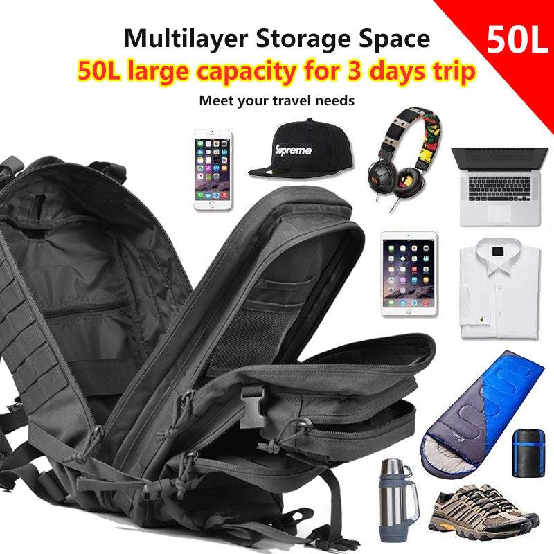 Army Tactical Backpack Waterproof Outdoor Rucksack