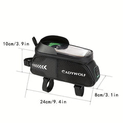 Waterproof Bicycle Mobile Phone Bag with Touchable Screen