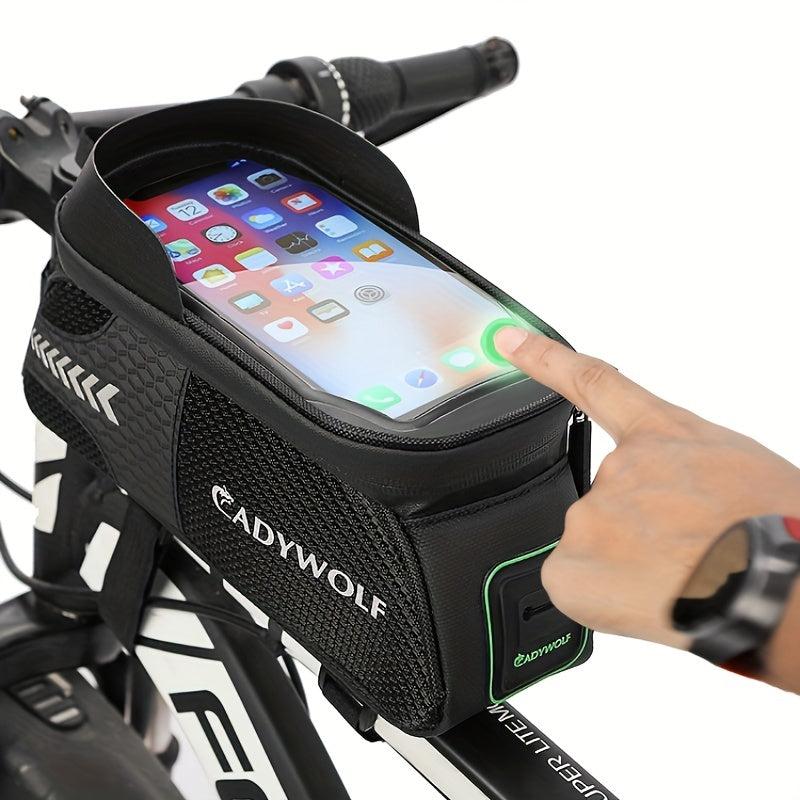 Waterproof Bicycle Mobile Phone Bag with Touchable Screen