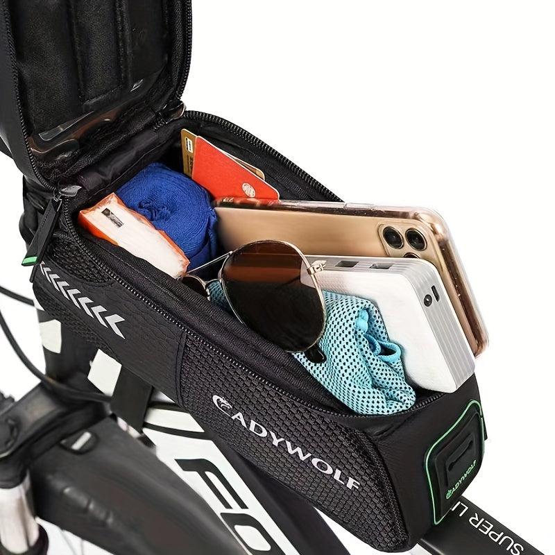 Waterproof Bicycle Mobile Phone Bag with Touchable Screen