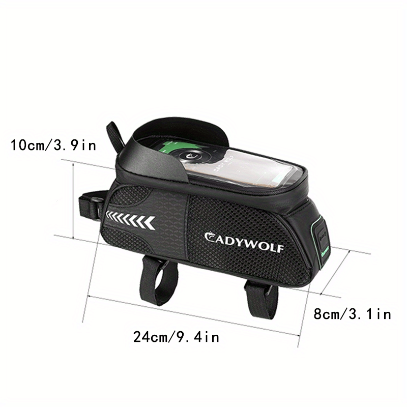 Waterproof Bicycle Mobile Phone Bag with Touchable Screen