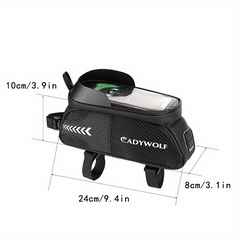 Waterproof Bicycle Mobile Phone Bag with Touchable Screen