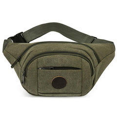 Anti Isolysin Canvas Waist Bag Men's Street Stall Anti theft Sports Chest Bag