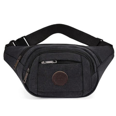 Anti Isolysin Canvas Waist Bag Men's Street Stall Anti theft Sports Chest Bag