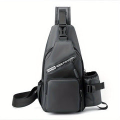 Men's Multifunctional Chest Bag Large Capacity Waterproof Shoulder Bag
