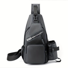Men's Multifunctional Chest Bag Large Capacity Waterproof Shoulder Bag