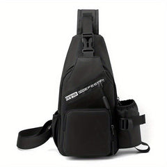 Men's Multifunctional Chest Bag Large Capacity Waterproof Shoulder Bag