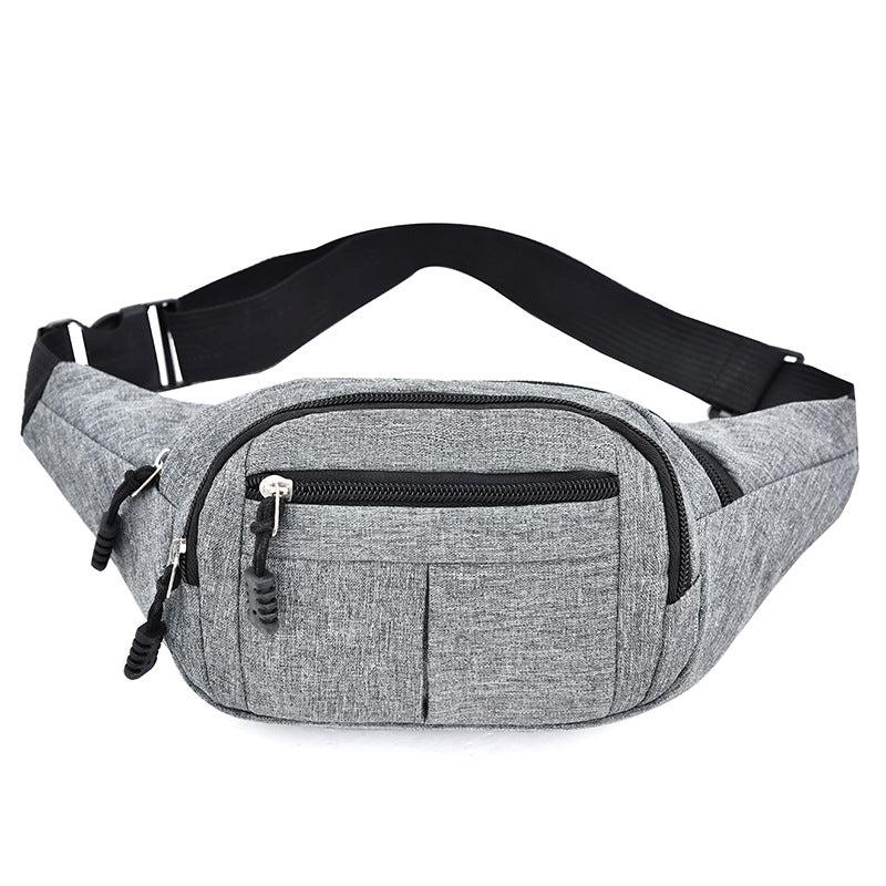 Men's Casual Waist Bag Lightweight Canvas Fanny Pack for Sports Travel