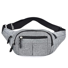 Men's Casual Waist Bag Lightweight Canvas Fanny Pack for Sports Travel