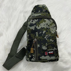 Men's Camouflage Crossbody Bag Lightweight Outdoor Sports Casual Chest Bag