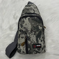 Men's Camouflage Crossbody Bag Lightweight Outdoor Sports Casual Chest Bag