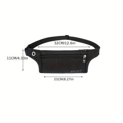 Large Canvas Waist Bag for Sports and Casual Wear