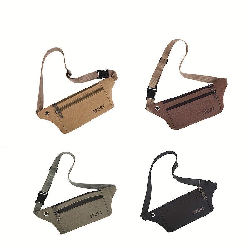 Large Canvas Waist Bag for Sports and Casual Wear