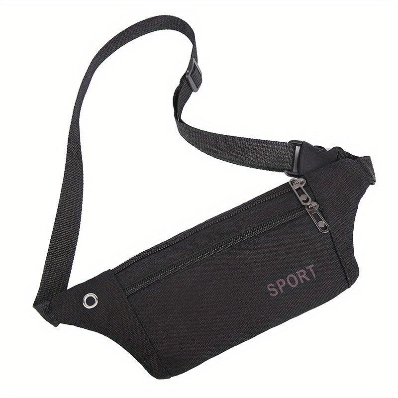 Large Canvas Waist Bag for Sports and Casual Wear