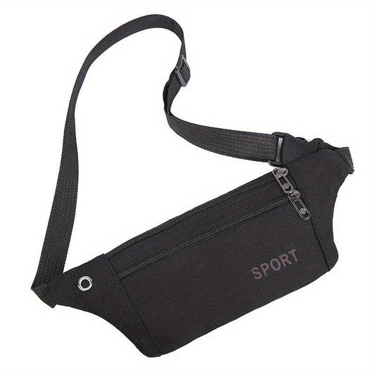 Large Canvas Waist Bag for Sports and Casual Wear