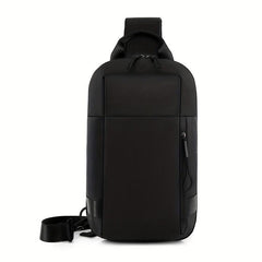 Men's High Crossbody Shoulder Bag Chest Bag With Safety Lock