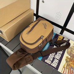 Stylish Contrast Chest Bag Waterproof