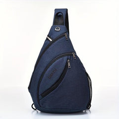Men's Lightweight Nylon Chest Bag Shoulder Backpack