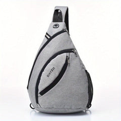 Men's Lightweight Nylon Chest Bag Shoulder Backpack