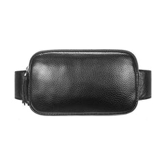 Cowhide Leather Fanny Pack Outdoor Travel Waist Bag for Men