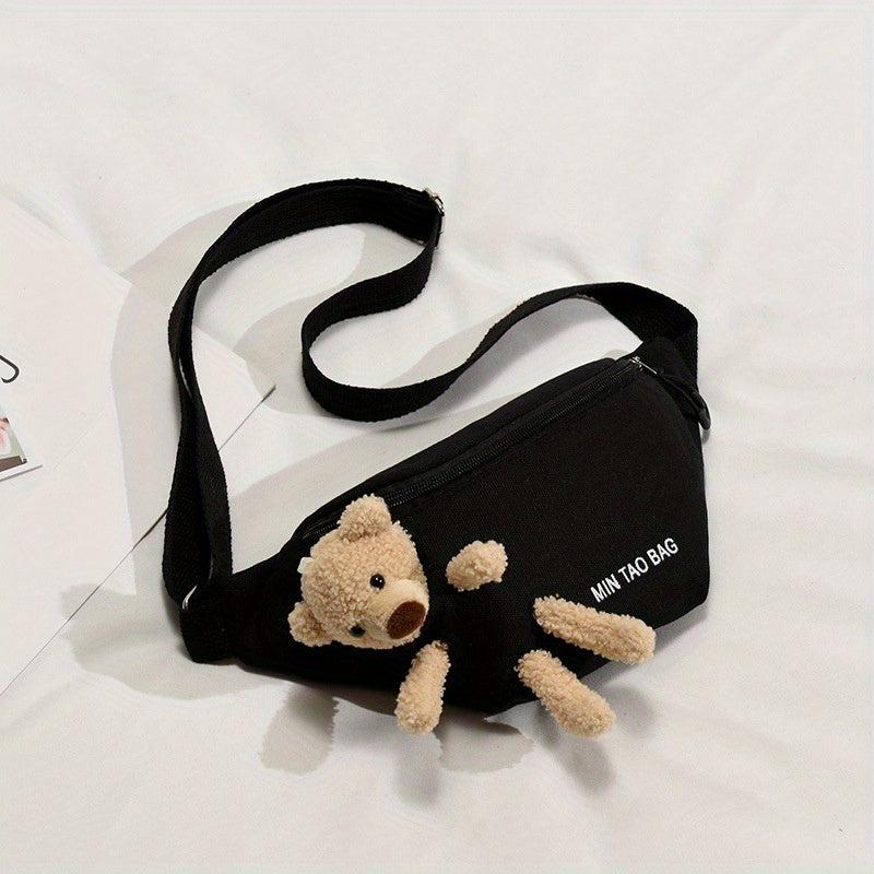 Casual Canvas Waist Bag for Traveling and Outdoor Activities