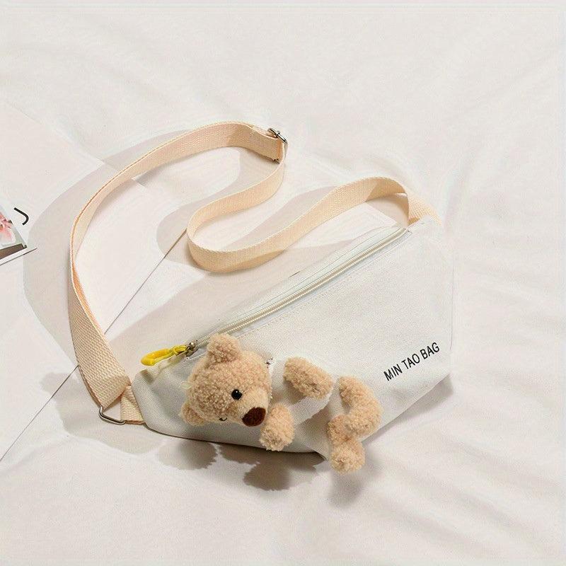 Casual Canvas Waist Bag for Traveling and Outdoor Activities