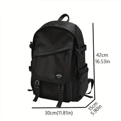 Stylish Large Capacity Backpack Waterproof Nylon Women's School Bag