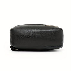 Men's Crossbody Bag Multifunctional Shoulder Bag With Earphone Hole