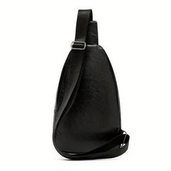 Men's Crossbody Bag Multifunctional Shoulder Bag With Earphone Hole