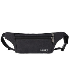 Canvas Running Waist Bag Sports Casual Multifunctional Bag Men's