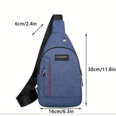 Casual Chest Bag Oxford Cloth Sports Shoulder Bag