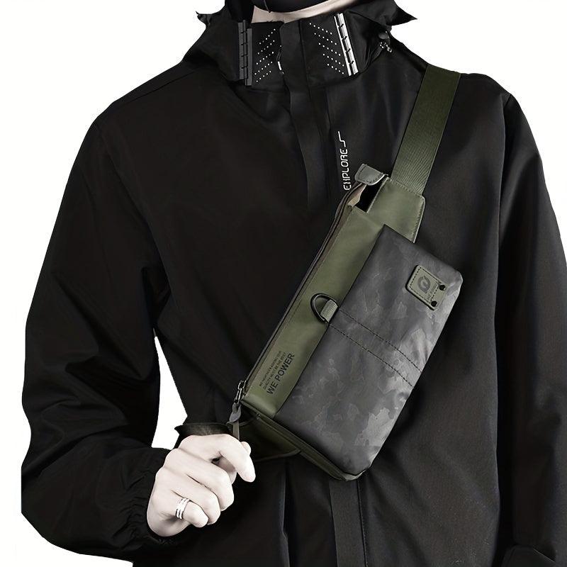 Men's Sling Bag Crossbody Daypack Waterproof Shoulder Bag
