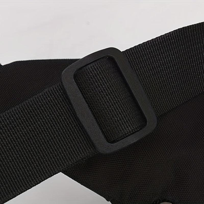 Men's Multifunctional Waist Bag Fanny Pack With Earphone Hole