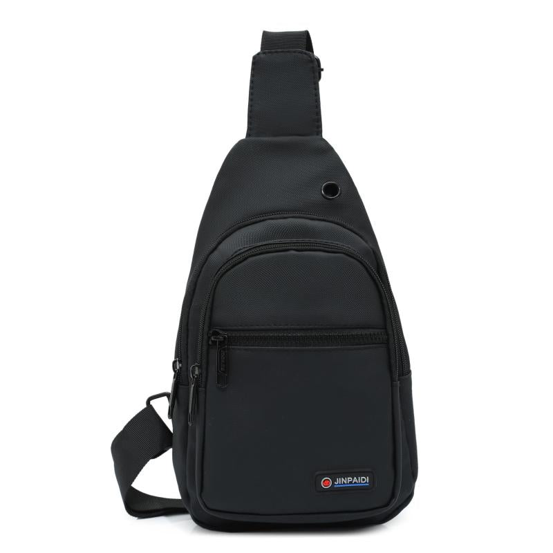 Men's Multifunctional Crossbody Bag with Earphone Hole