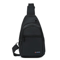 Men's Multifunctional Crossbody Bag with Earphone Hole