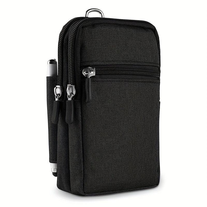 Waist Bag With Pen Holder Belt Clip Bag For Hiking Cycling