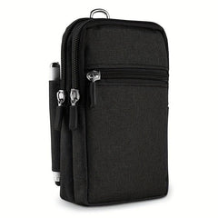 Waist Bag With Pen Holder Belt Clip Bag For Hiking Cycling
