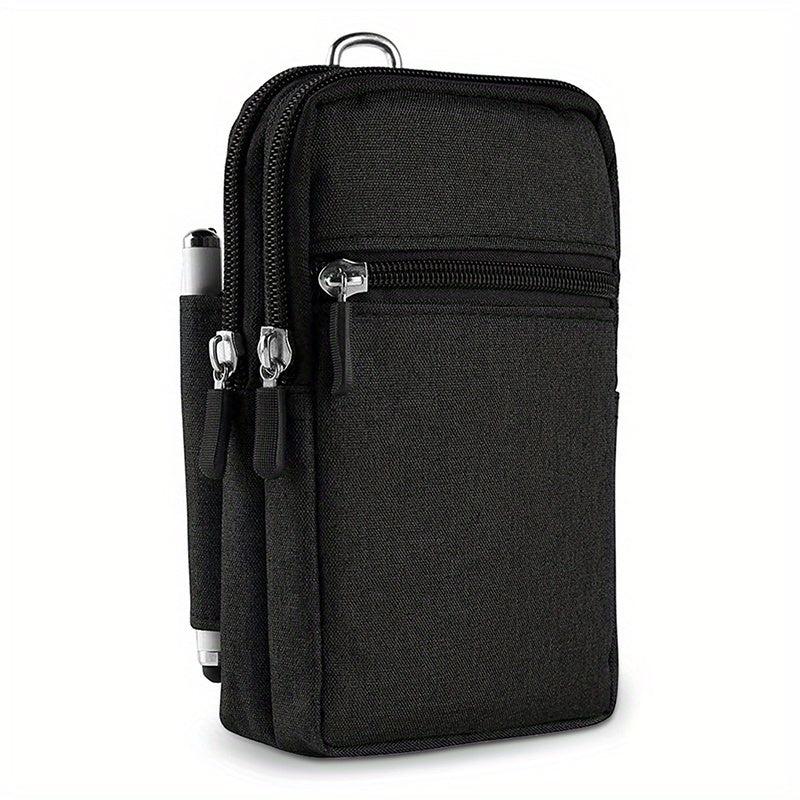Waist Bag With Pen Holder Belt Clip Bag For Hiking Cycling