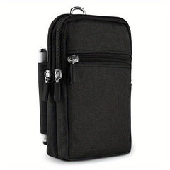 Waist Bag With Pen Holder Belt Clip Bag For Hiking Cycling