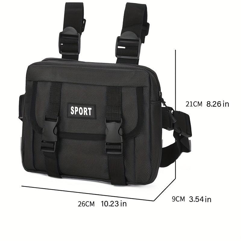 Men's Lightweight Outdoor Chest Bag for Workouts Running Climb