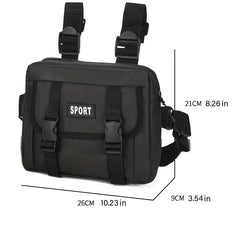 Men's Lightweight Outdoor Chest Bag for Workouts Running Climb