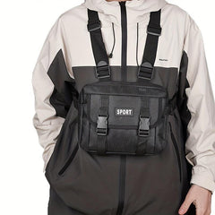 Men's Lightweight Outdoor Chest Bag for Workouts Running Climb