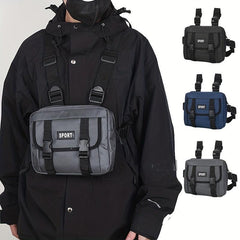 Men's Lightweight Outdoor Chest Bag for Workouts Running Climb