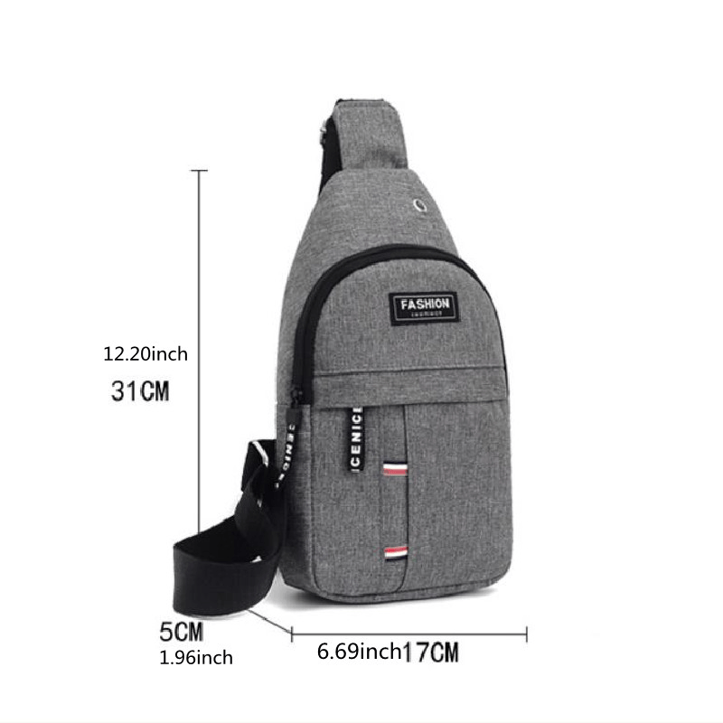 Men's Waterproof Chest Bag Outdoor Shoulder Bag