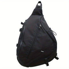 Men's Nylon Crossbody Sports Bag Large Capacity Shoulder Travel Bag