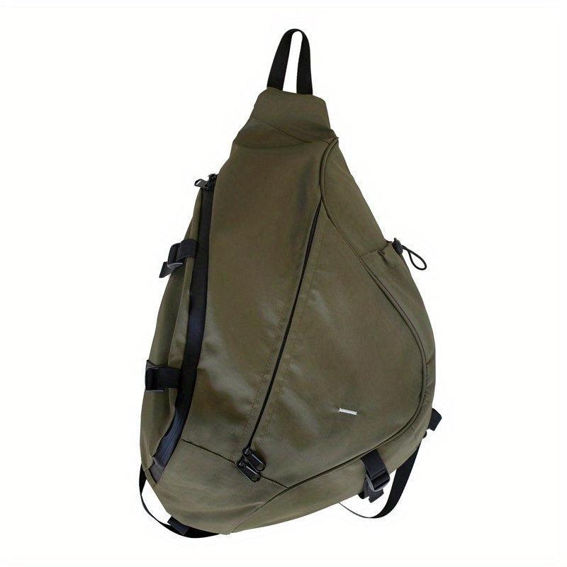 Men's Nylon Crossbody Sports Bag Large Capacity Shoulder Travel Bag