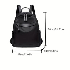 Textured Portable Shoulder Bag Nylon Lightweight Backpack